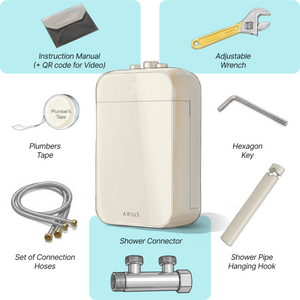 Arius - The Only Shower System That Filters and Softens Water